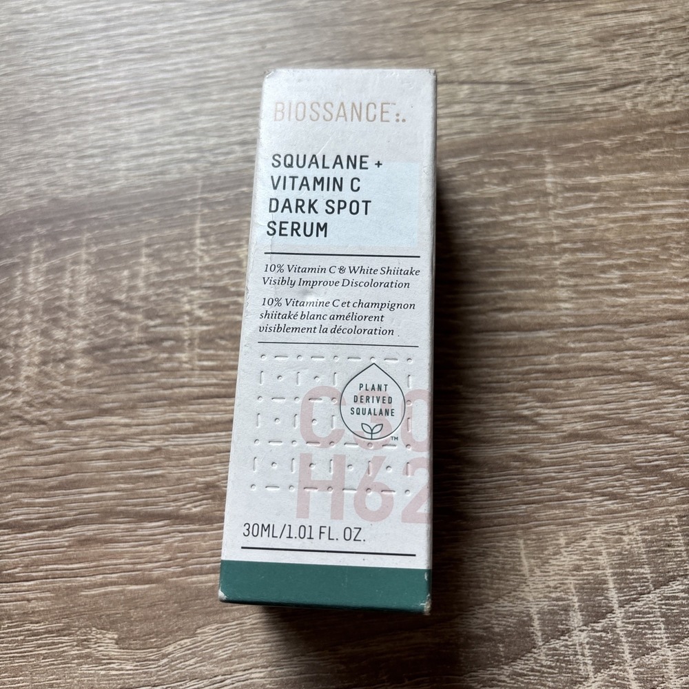 Biossance Squalane + Vitamin C Dark Spot Serum 1.01 fl. oz BNIB